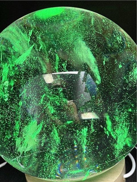 約:150mm 4095G超綺麗★水晶丸玉B87B1/186B24D