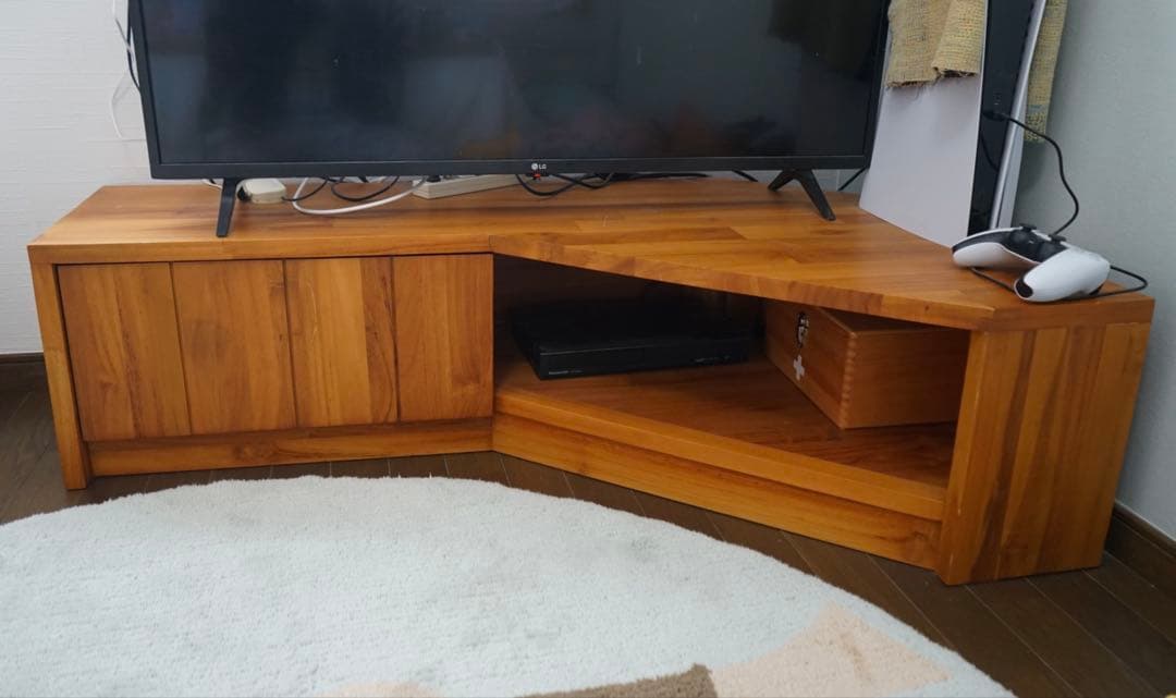 T　　⭐︎廃盤⭐︎ unico ブレスシリーズ　コーナーテレビボード