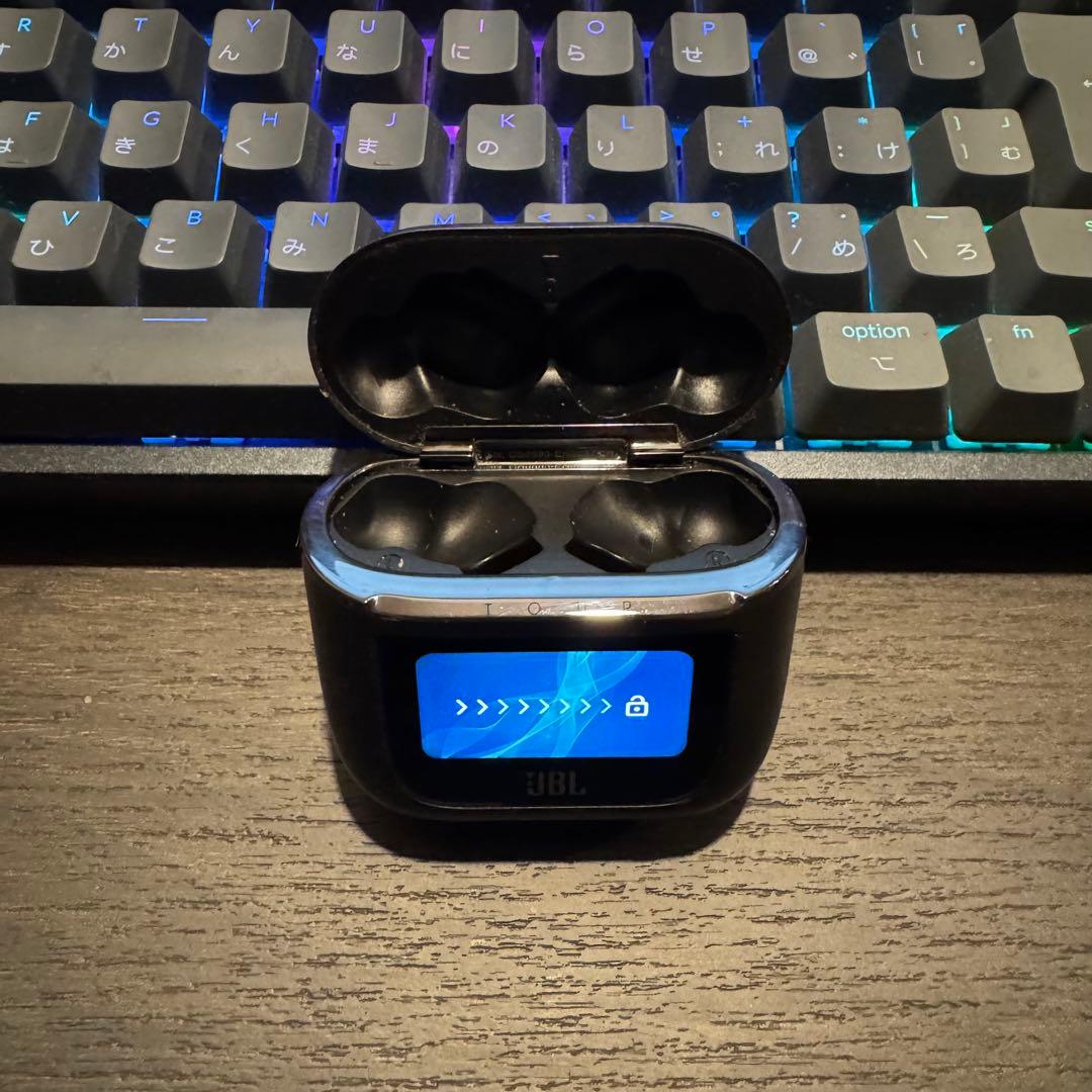JBL TOUR PRO 2 ワイヤレスイヤホン 充電ケース付き ブラック