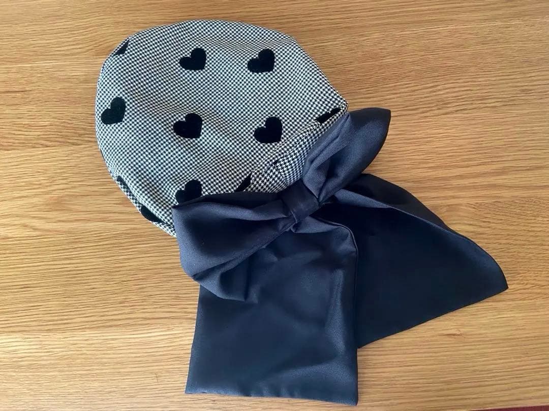 【未使用】HEIHEI ハート柄　カスタムベレー帽