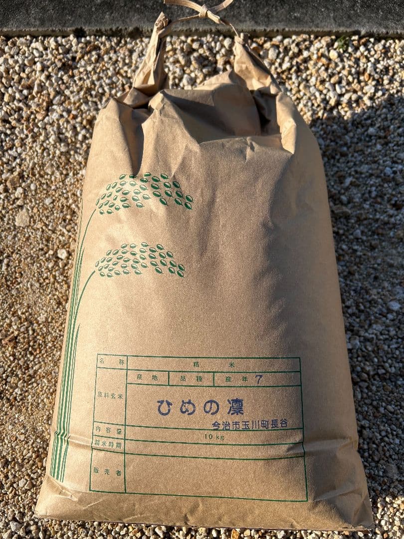 令和7年度　今治産ひめの凛 10kg　玄米