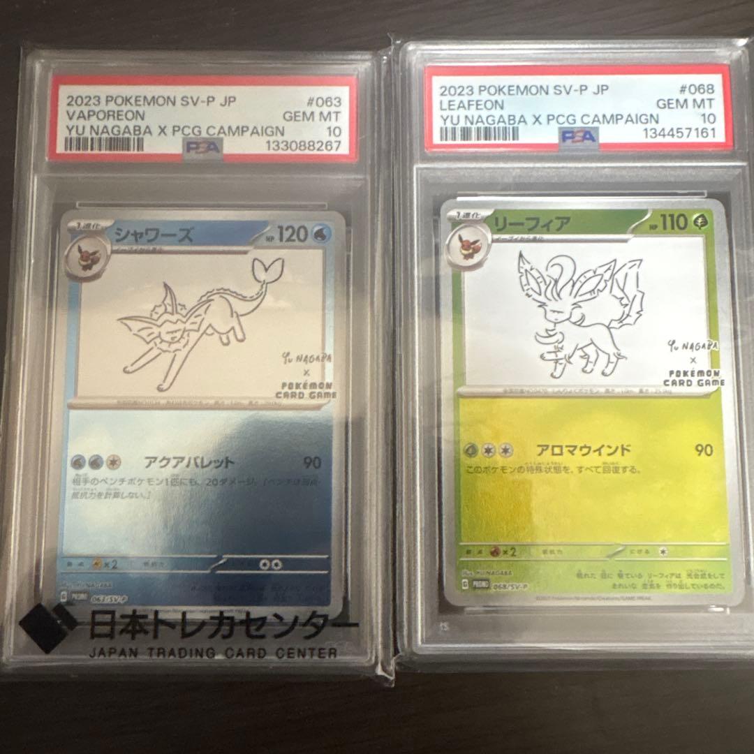 YU NAGABA シャワーズ、リーフィア