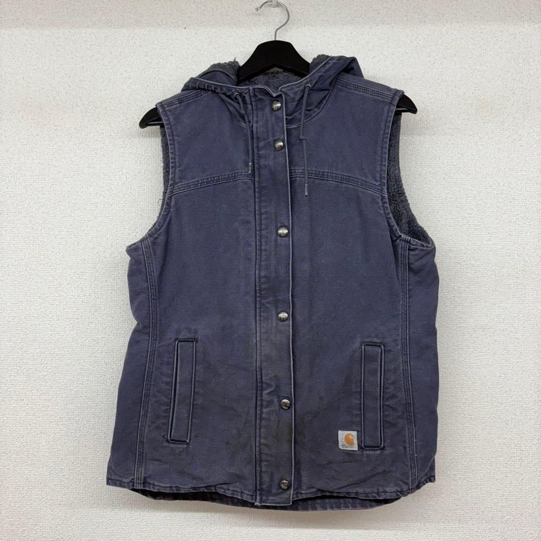 Carhartt Duck Vest カーハート ダックベスト ネイビー フード