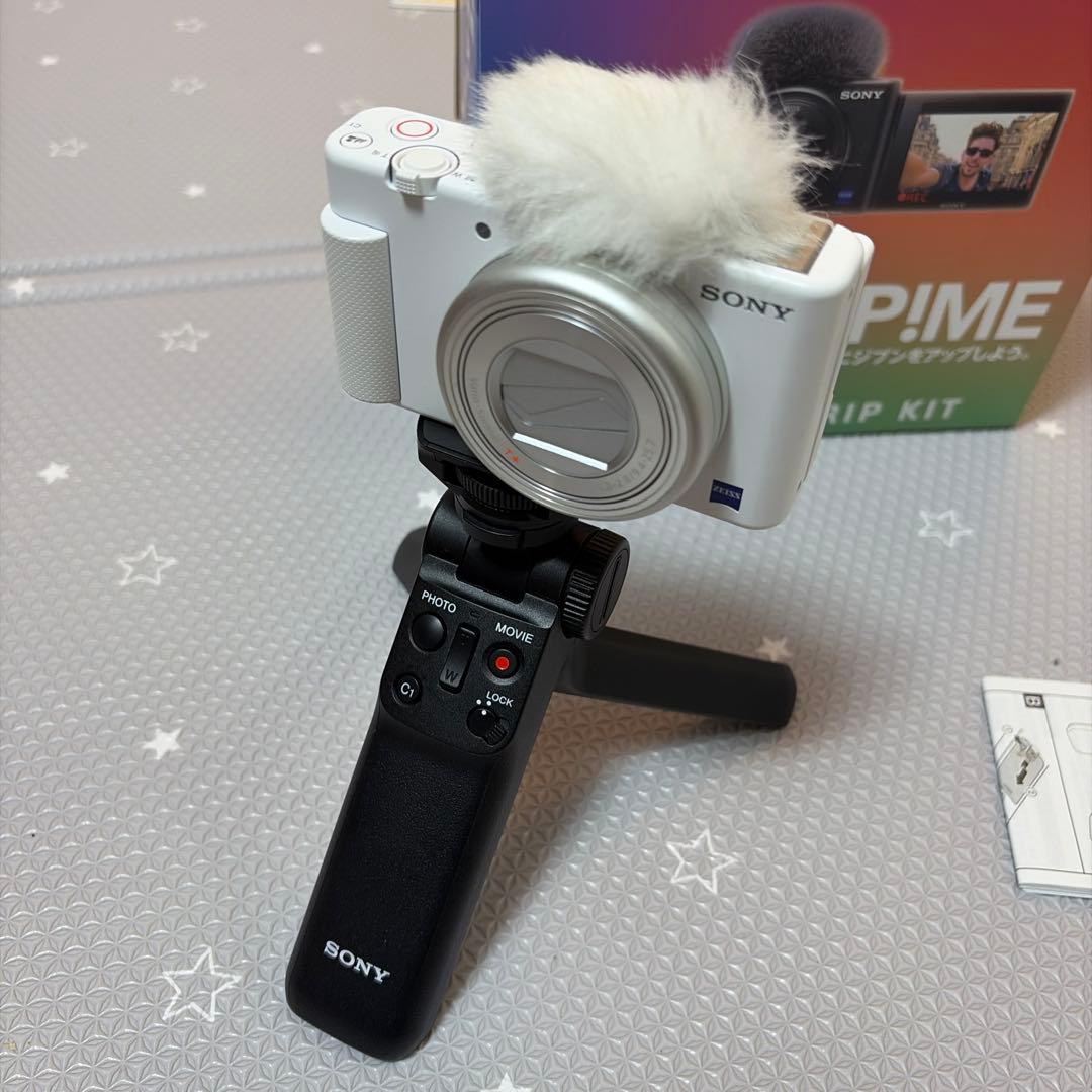VLOGCAM ZV-1G ガンマイク付き ホワイト シューティングキット