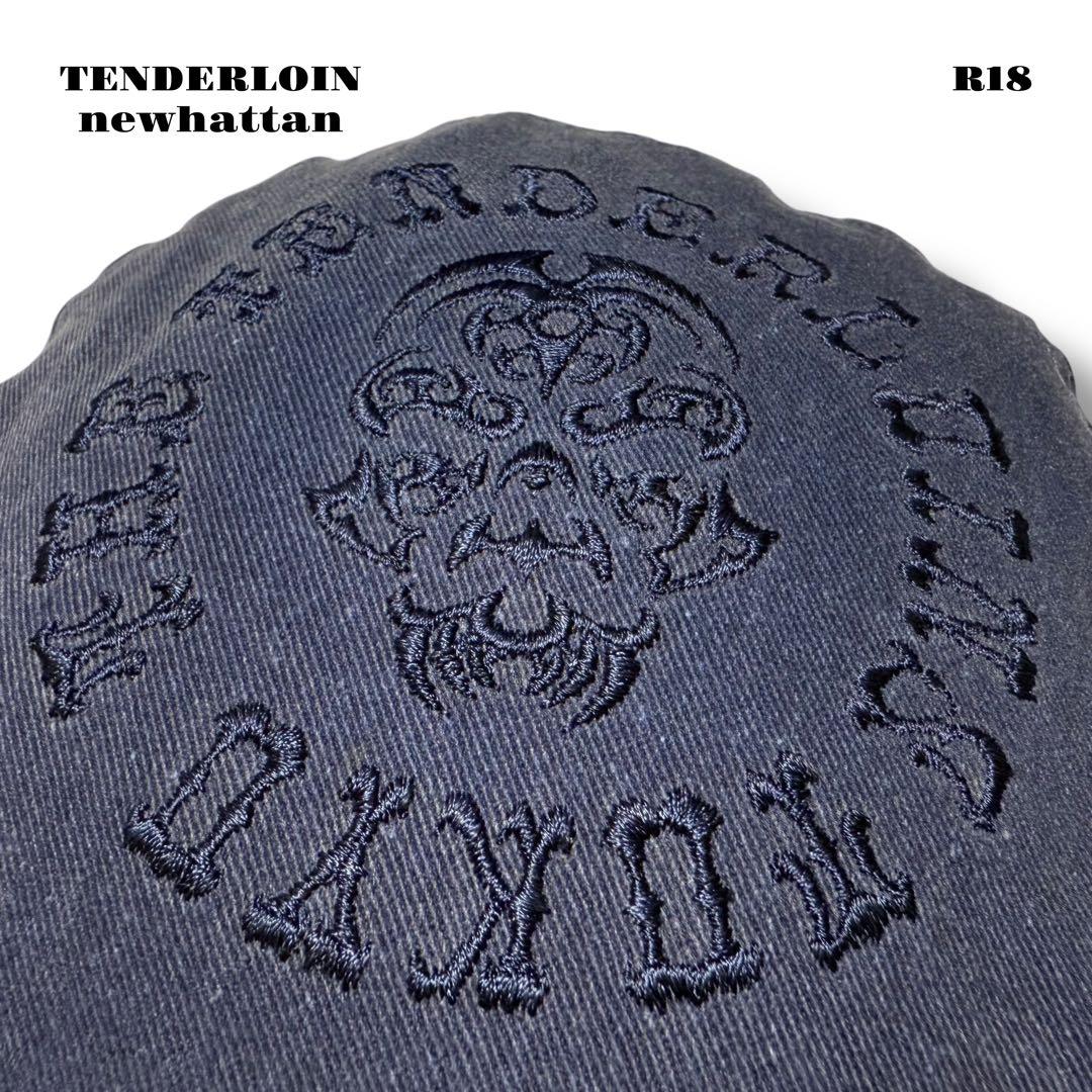 ★限定出品★ TENDERLOIN ハット ボルネオ スカル ネイビー ブルー紺