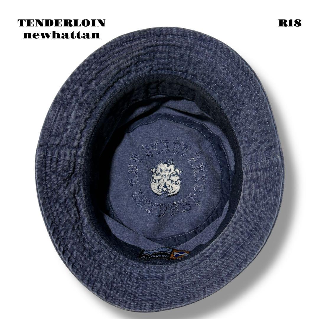 ★限定出品★ TENDERLOIN ハット ボルネオ スカル ネイビー ブルー紺