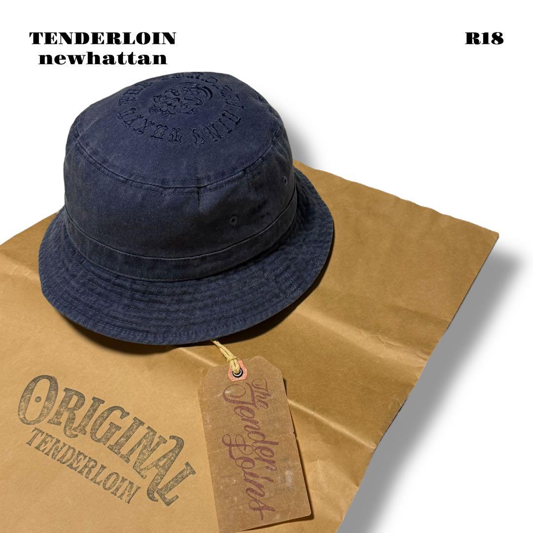 ★限定出品★ TENDERLOIN ハット ボルネオ スカル ネイビー ブルー紺