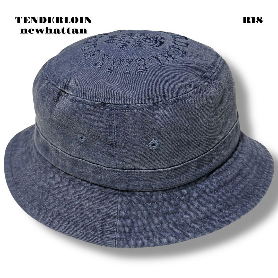 ★限定出品★ TENDERLOIN ハット ボルネオ スカル ネイビー ブルー紺