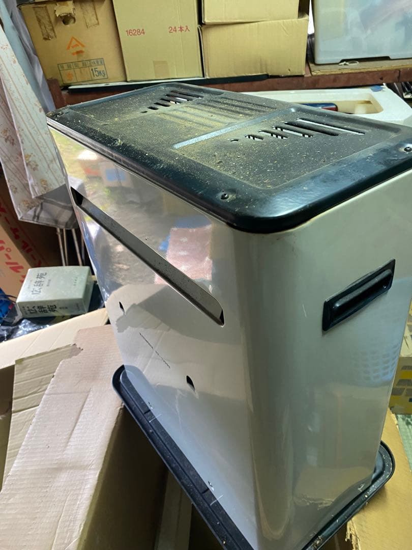 OS-2300R 石油ストーブ　開放式　ナショナル　昭和レトロ　赤　ビンテージ