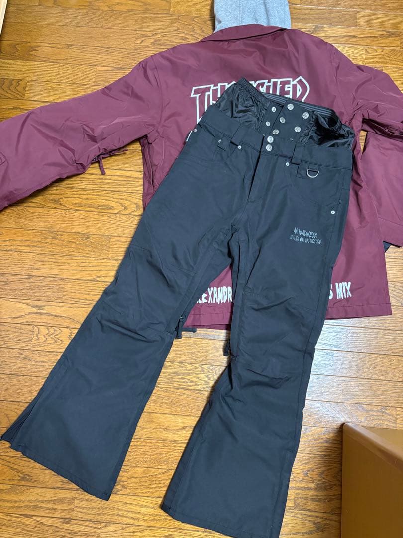 AA HARDWEAR CO. Thrasher スノーウェア　上下セット