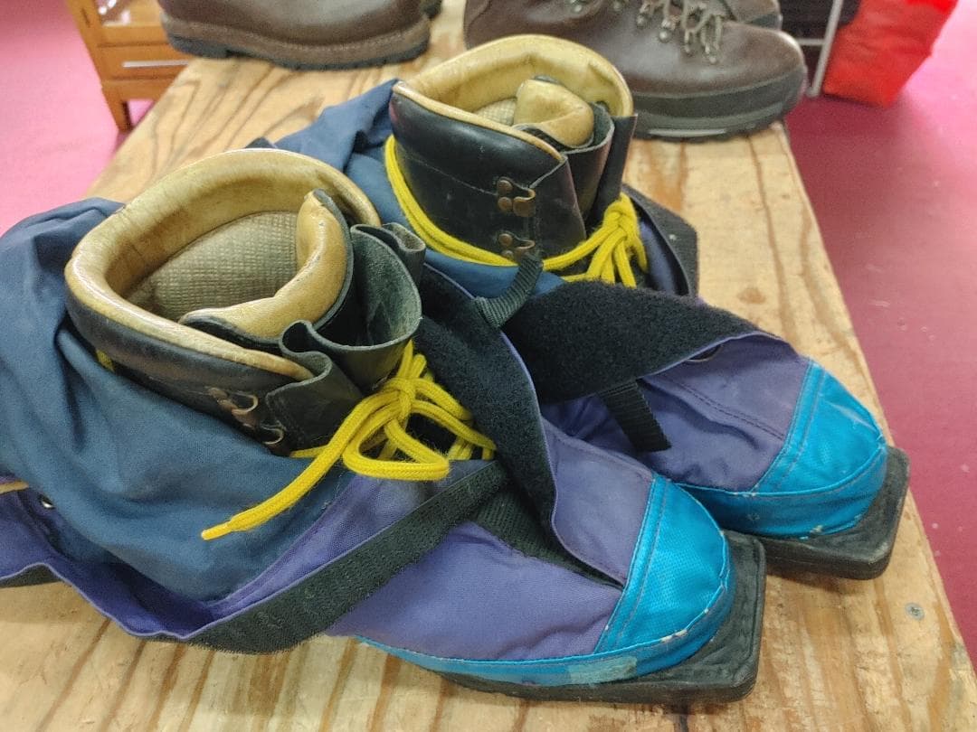 27CM ハンドメイドレザーテレマークブーツ ASOLO SPORTS