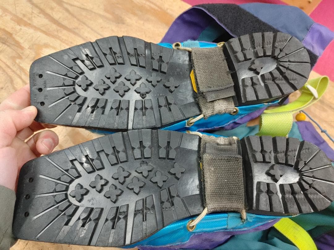 27CM ハンドメイドレザーテレマークブーツ ASOLO SPORTS