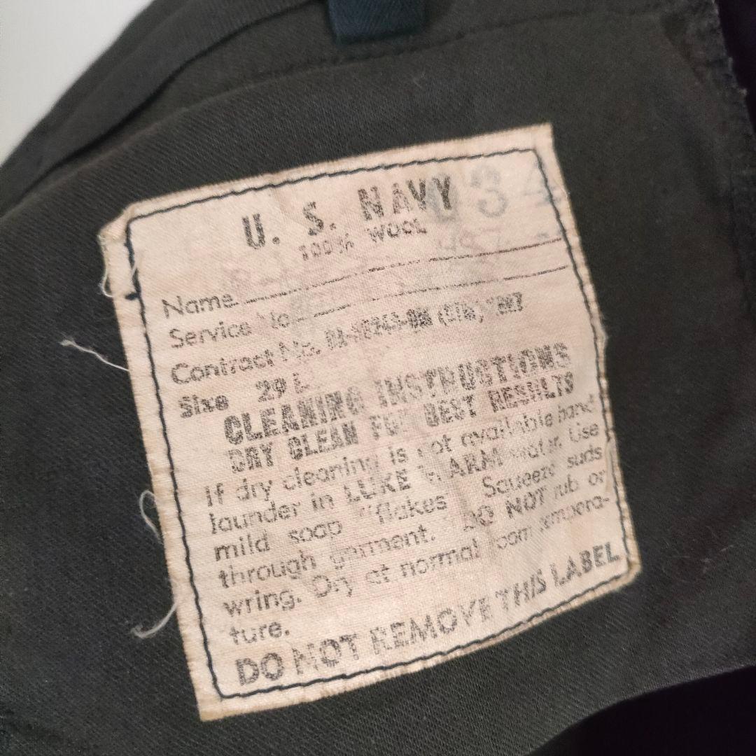 パンツ 1960s US NAVY wool sailor pants
