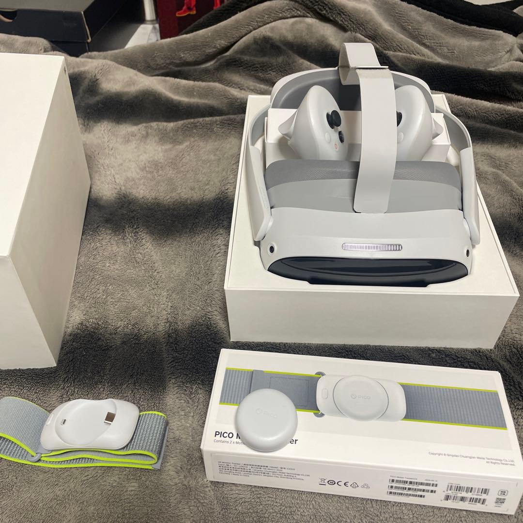 PICO4ultra VRヘッドセットとモーショントラッカー3点セット＋‪α