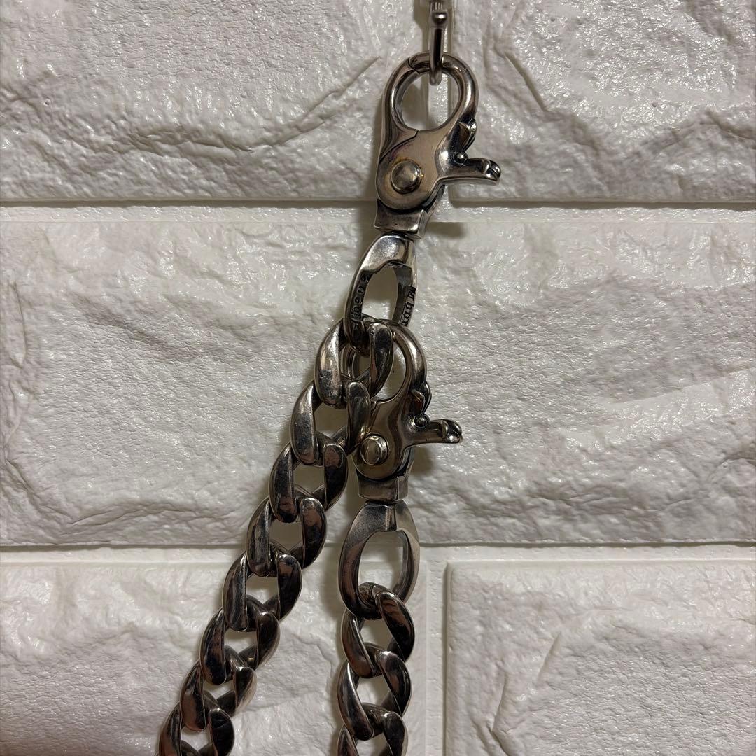 シルバー925 ウォレットチェーン ノーブランド