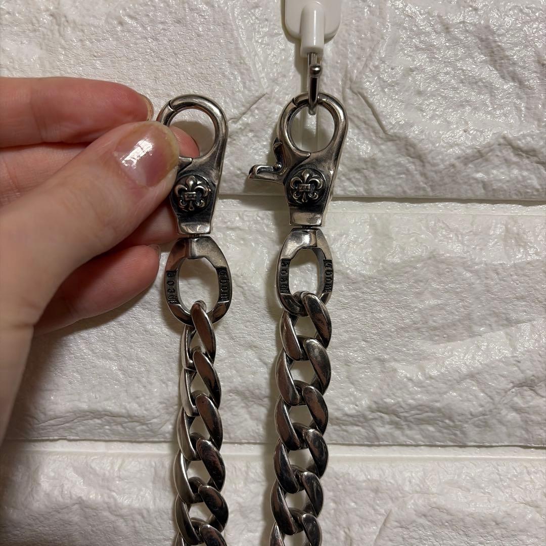 シルバー925 ウォレットチェーン ノーブランド