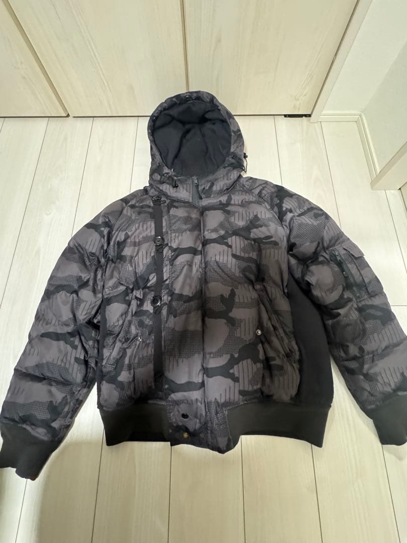 stussy カモフラージュ柄 ダウンジャケット