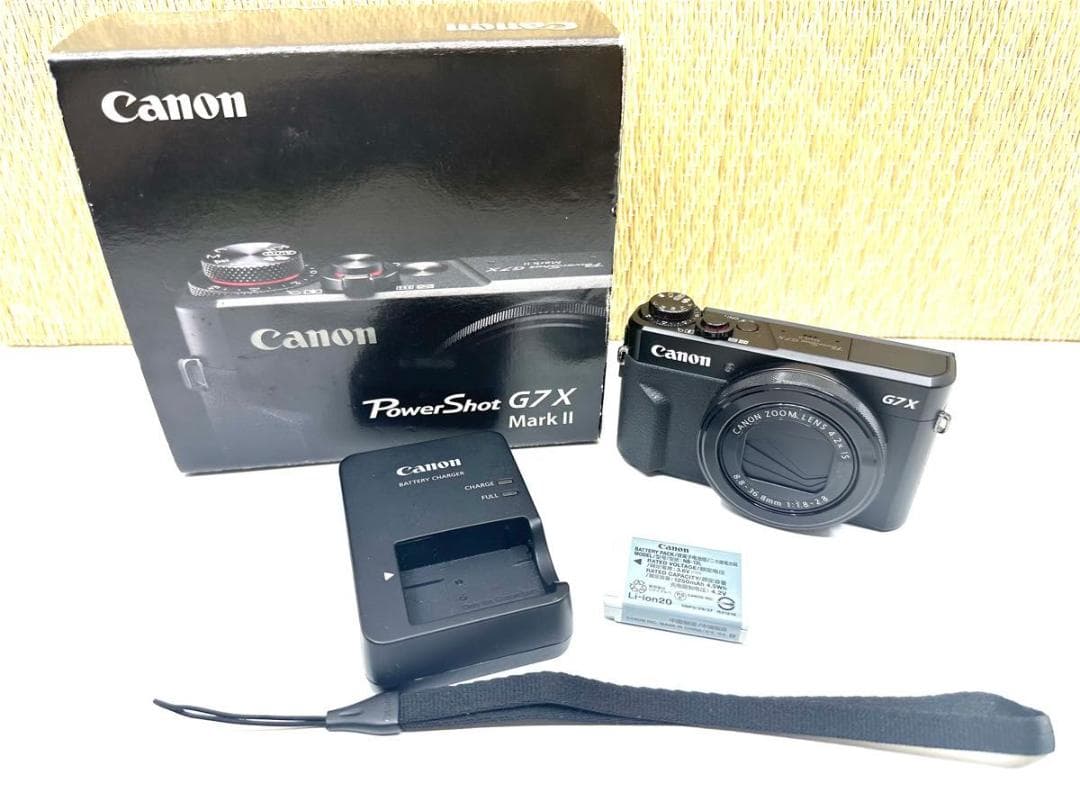 Canon PowerShot G7 X Mark II 本体 ブラック