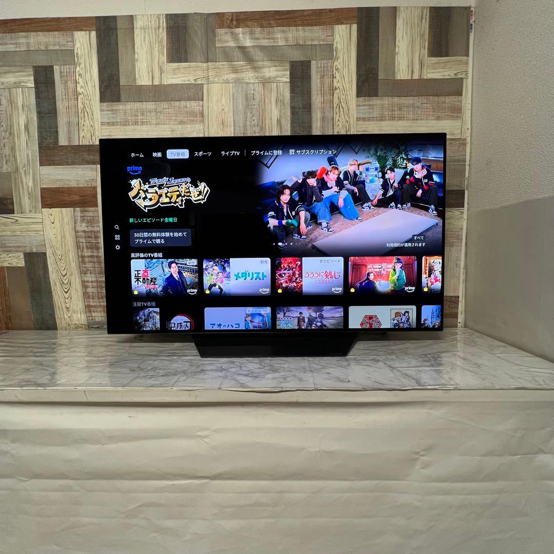 即日受渡❣️全国送料込昨年購入LG48型有機ELテレビTVer.Hulu視聴可