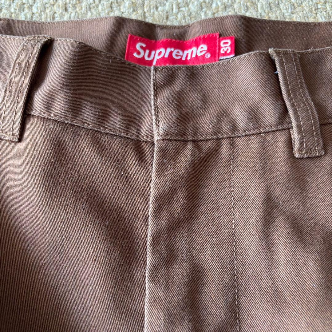 supreme work pant brown シュプリーム ワークパンツ 茶