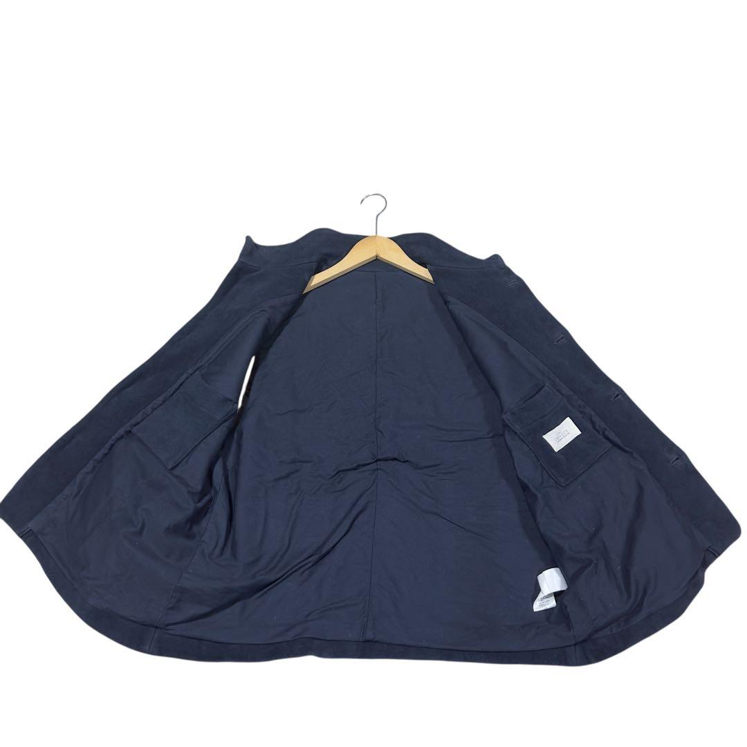 【美品】CONFECT ダブルクロスモールスキンハイネックベスト ダークネイビー