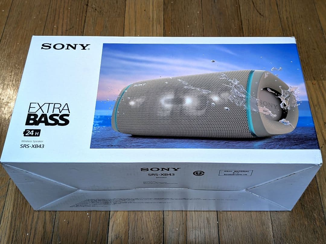 SONY SRS-XB43 EXTRA BASS ワイヤレススピーカー ベージュ