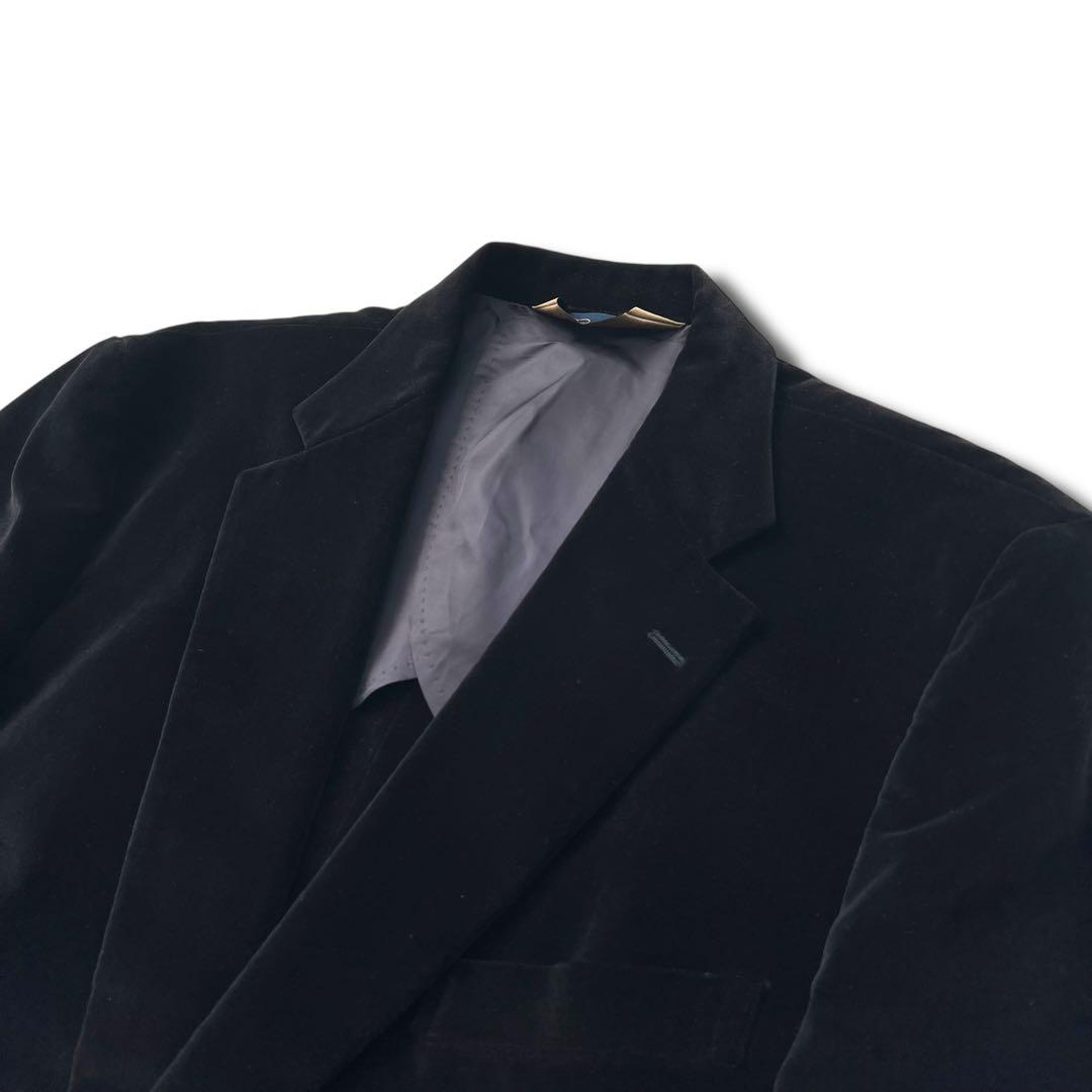美品 ブルックス ブラザーズ ベロア テーラード ジャケット 44 大きいサイズ