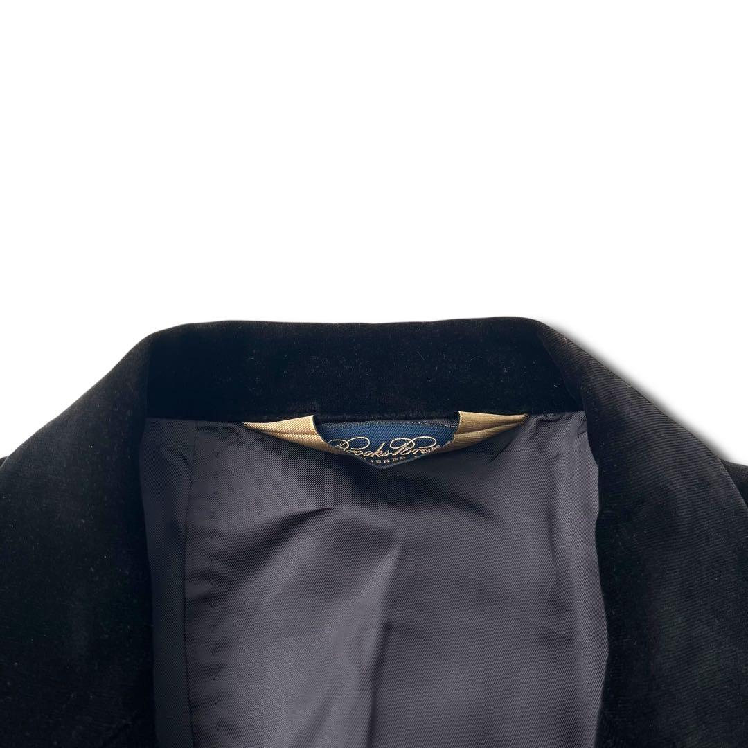 美品 ブルックス ブラザーズ ベロア テーラード ジャケット 44 大きいサイズ