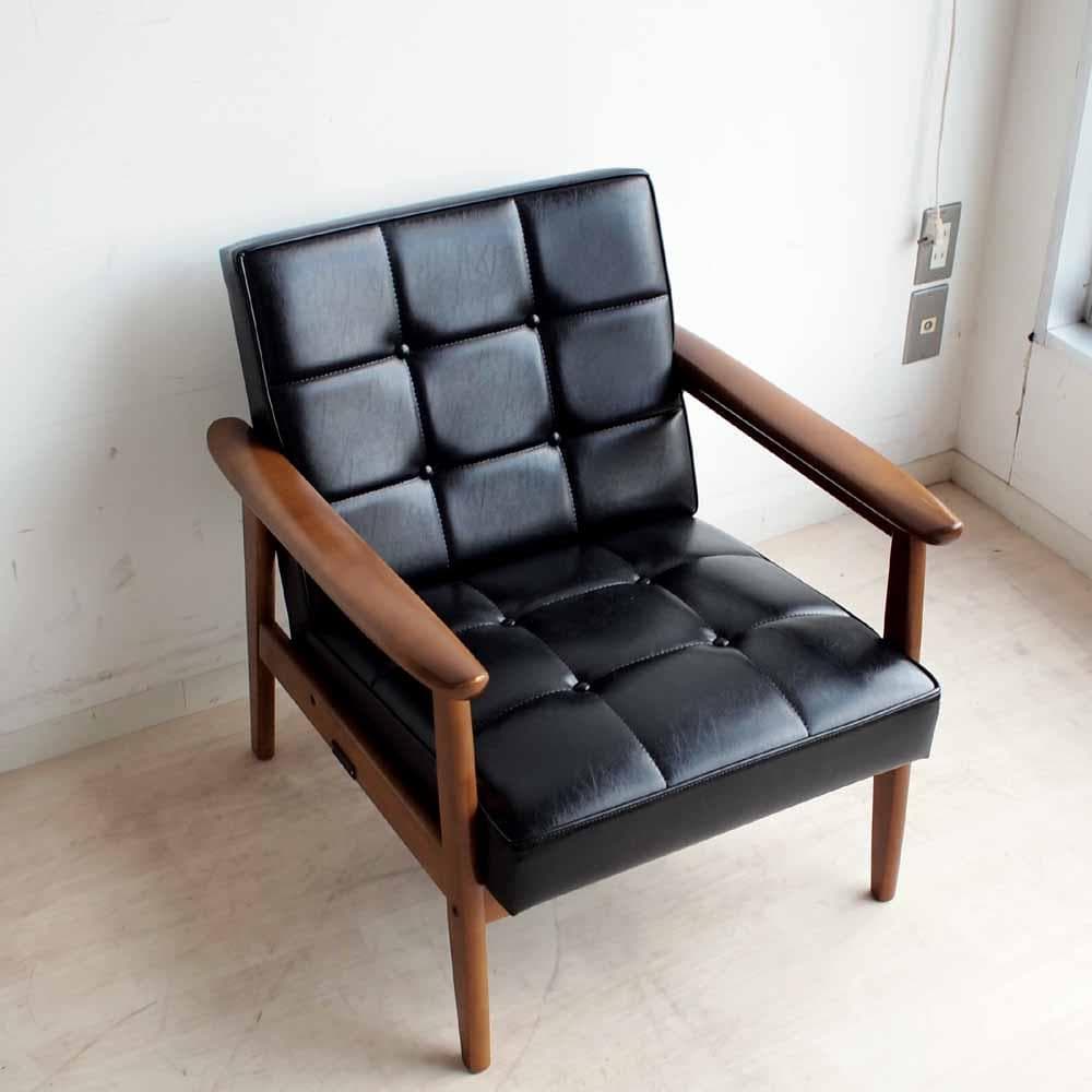 カリモク60 Kチェア 1シーター スタンダードブラック ZR24268