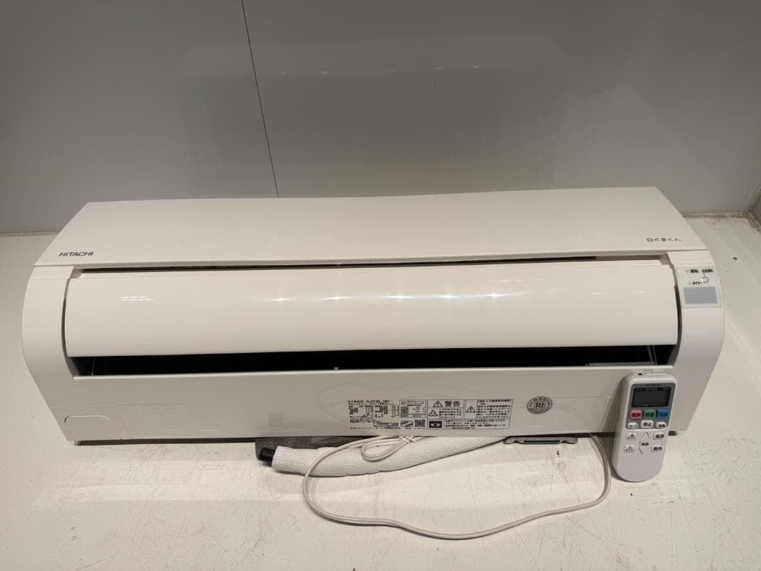 304　HITACHI　2021年製エアコン　6～8畳用　整備済み