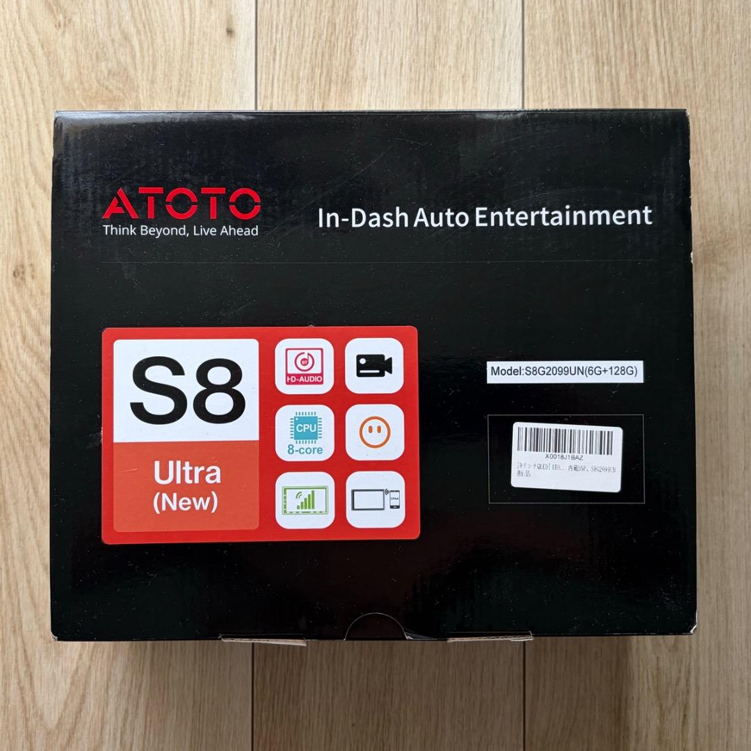 【ほぼ新品‼️】最新ATOTO S8 UN 9インチ 6GB/128GB
