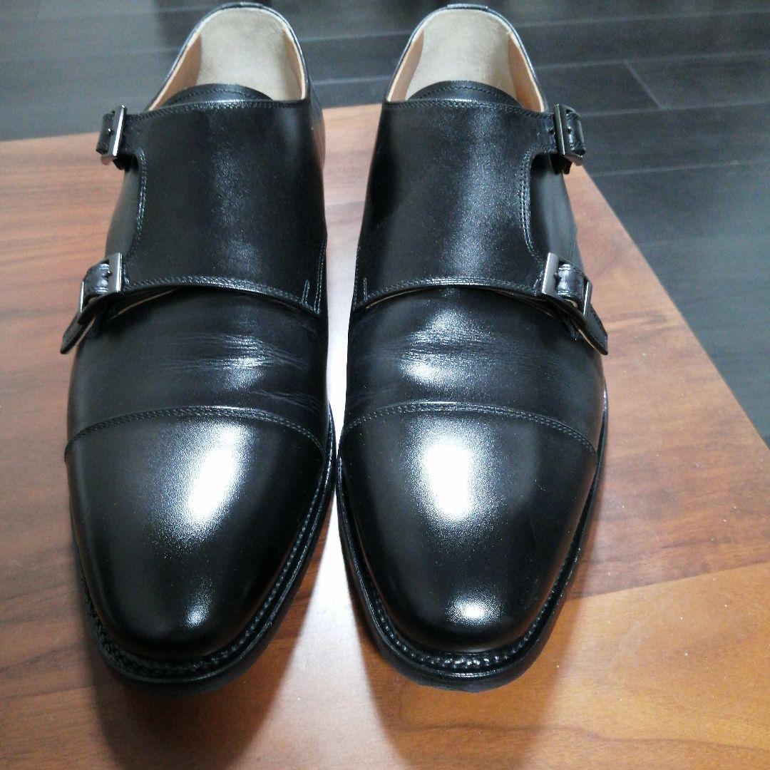 ダブルモンク 26.5cm スコッチグレイン