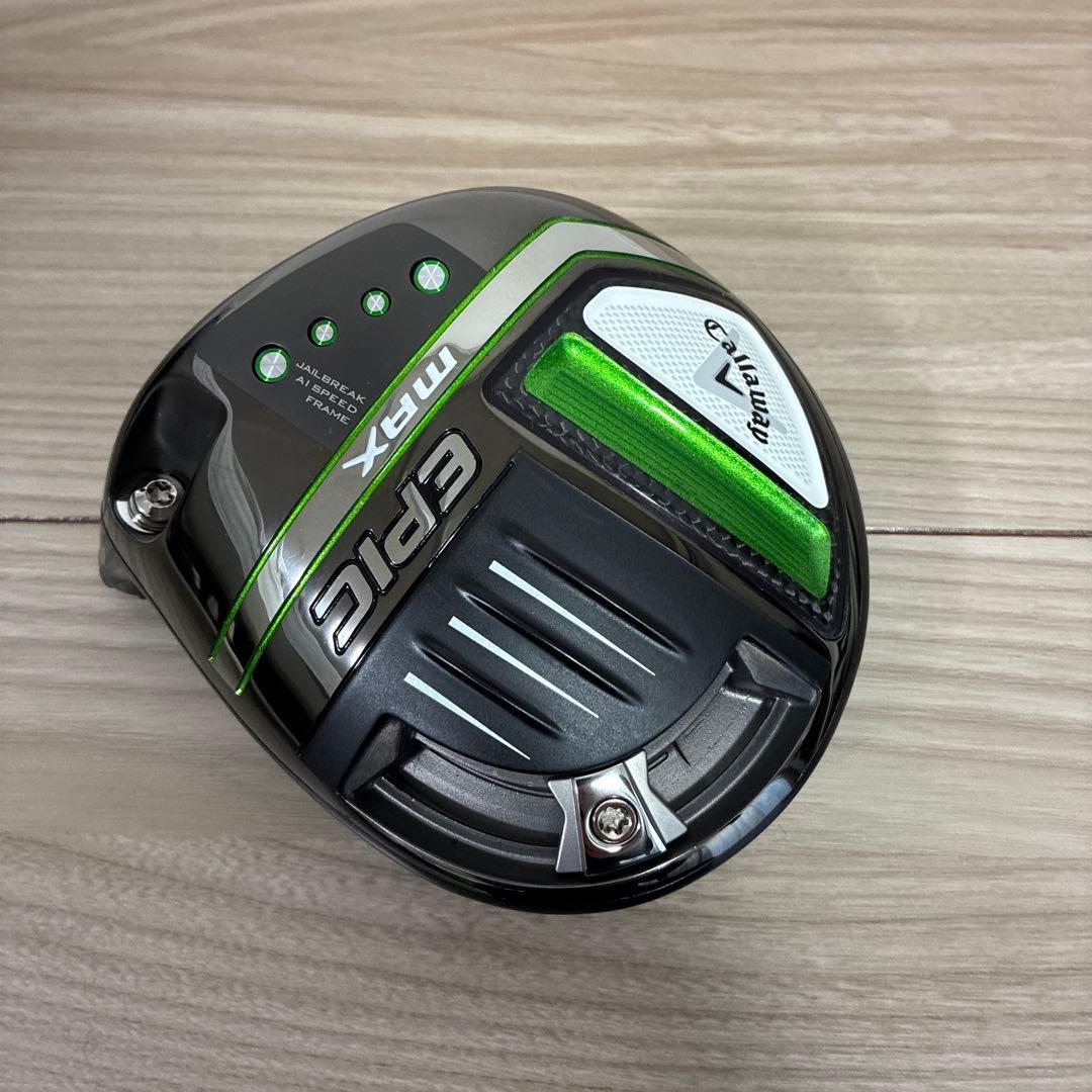 キャロウェイ　エピックマックスドライバーヘッド　レフティ