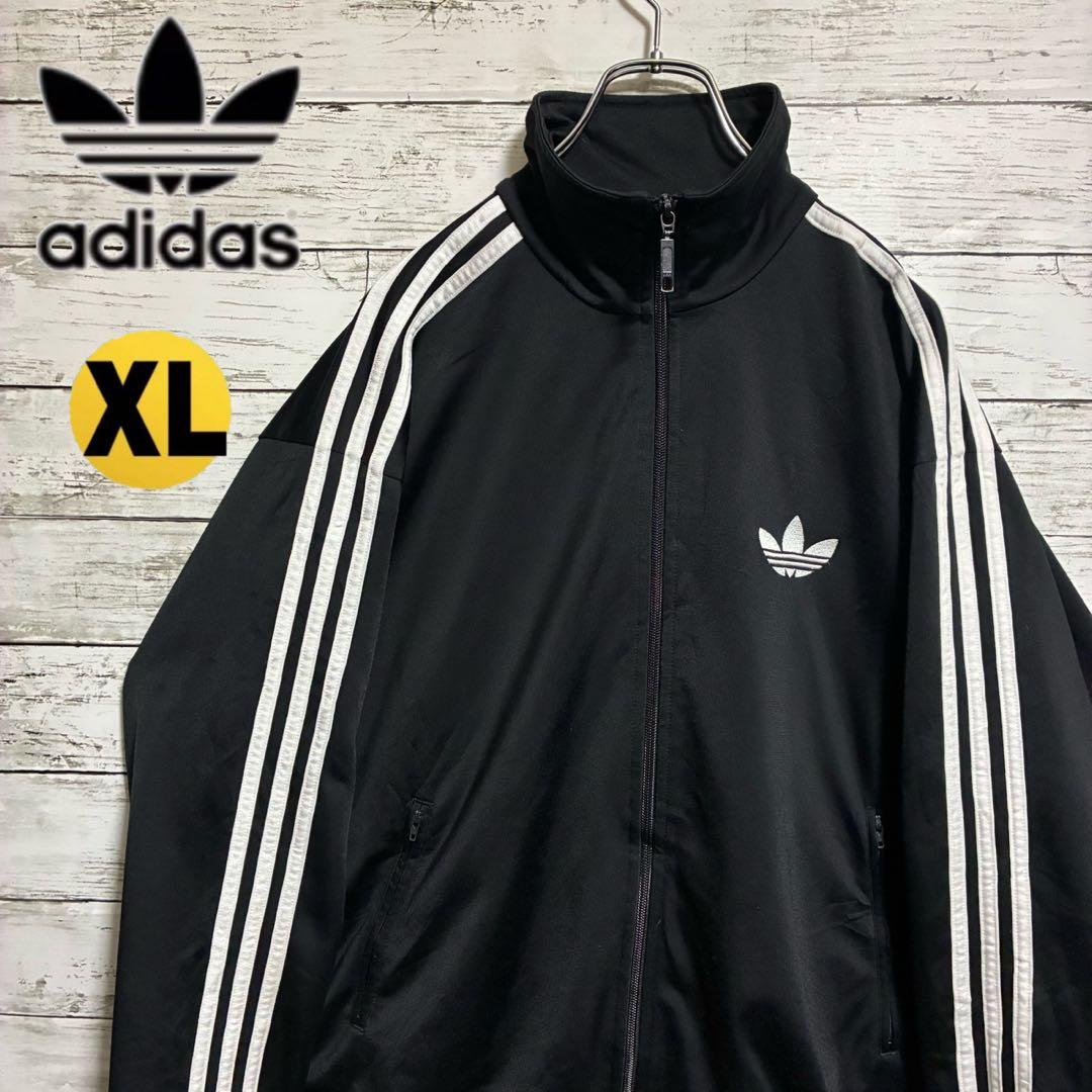 アディダス　刺繍　トレフォイルロゴ　トラックジャケット ファイヤーバード