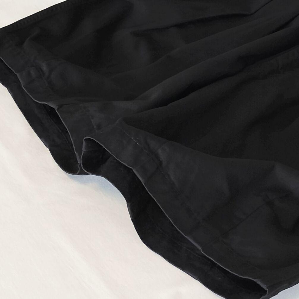 美品 HARVESTY コットン チノクロス サーカス ショートパンツ 黒