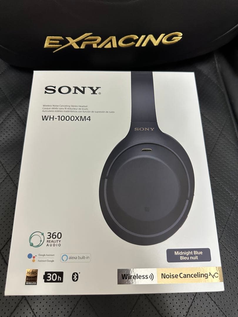 【限定色】SONY WH-1000XM4 ヘッドセット ネイビー
