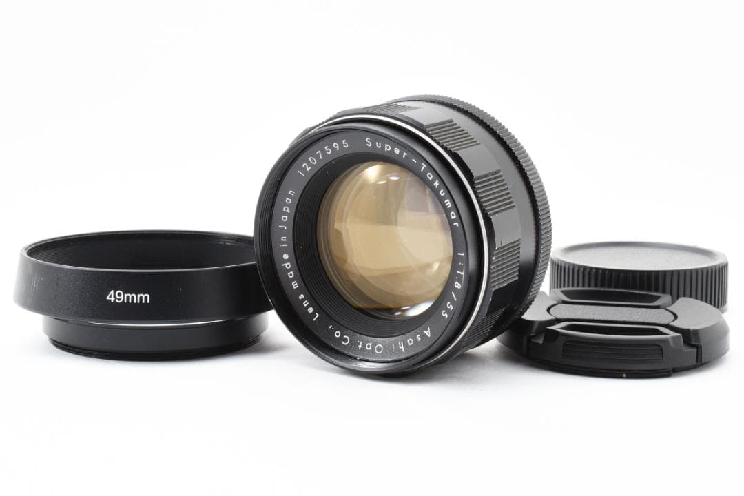 ◎前期型◎ Super Takumar 55mm F1.8 フード付 F0199
