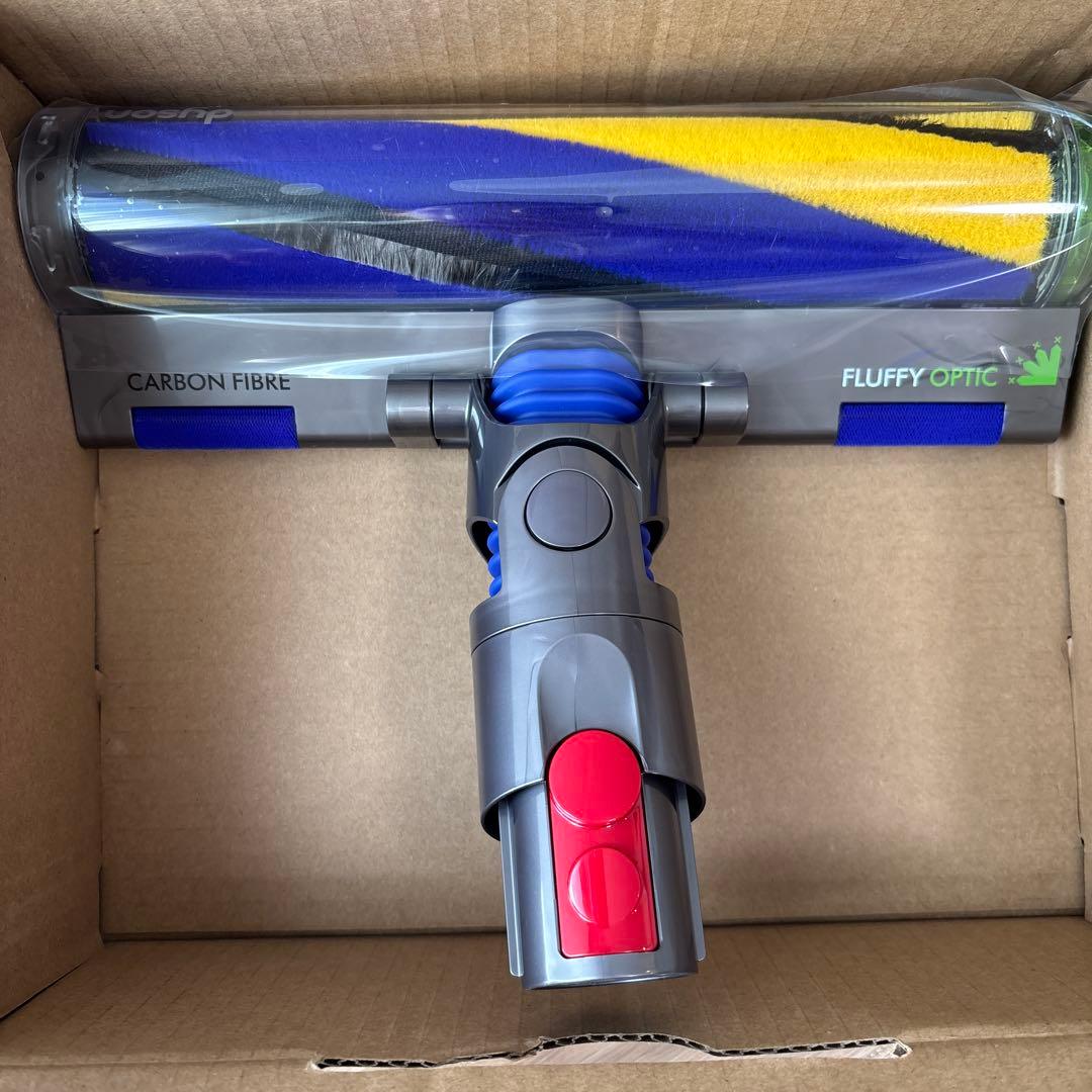 ダイソンクリーナーヘッドLEDのFluffy Opticヘッド V12対応 純正