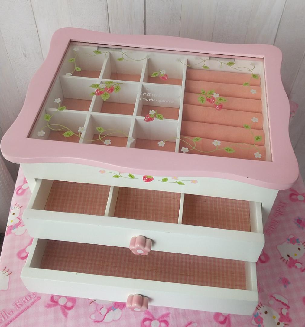 マザーガーデン　ジュエリーボックス　ジュエリーケース　マザーグースの森　いちご