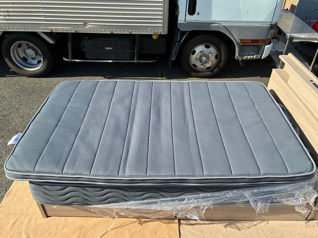 直接引取限定　ニトリ　Nスリープラグジュアリー　マットレス　ベッドフレームセット