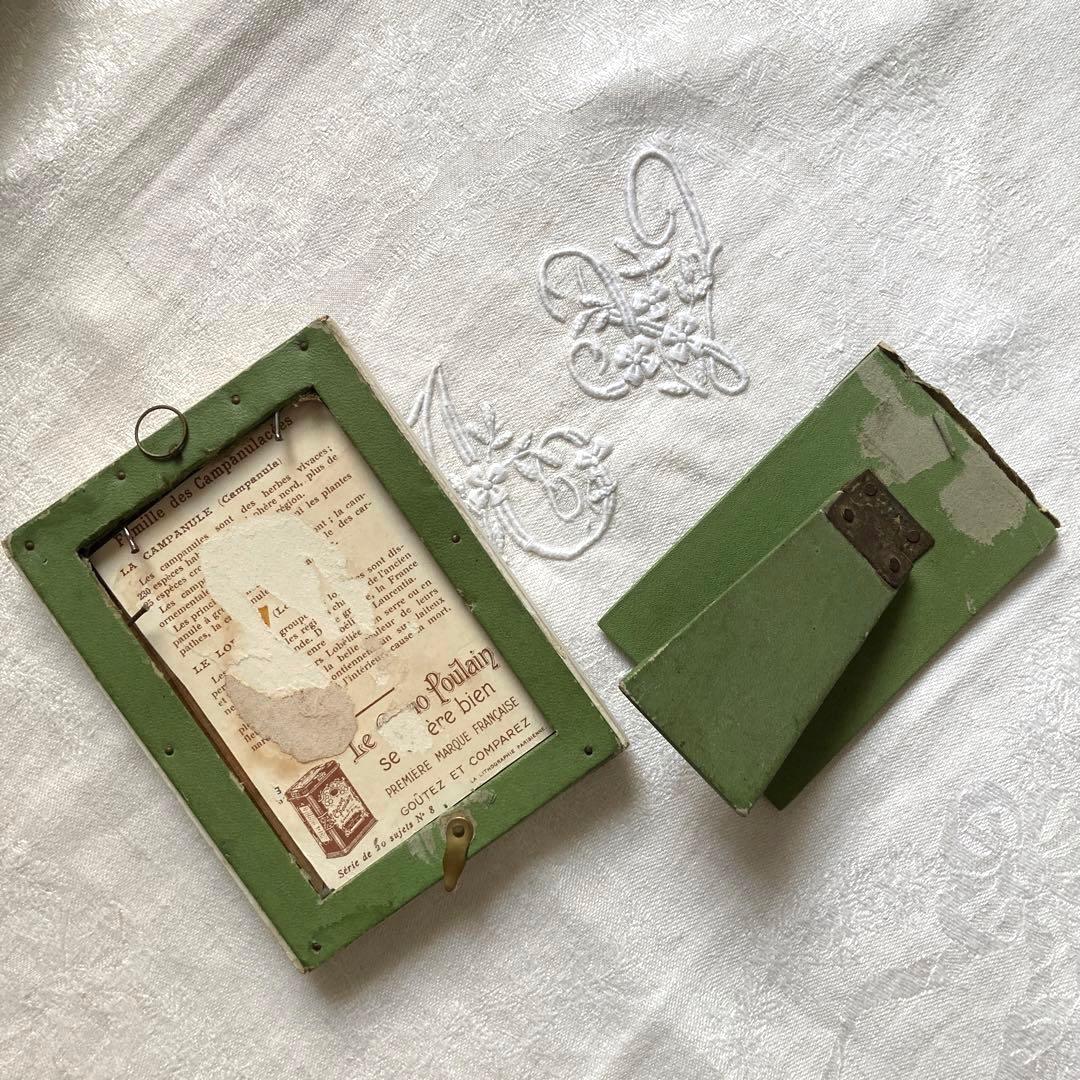 ♪フランスアンティーク　金の装飾が素敵なフォトフレーム 写真立て