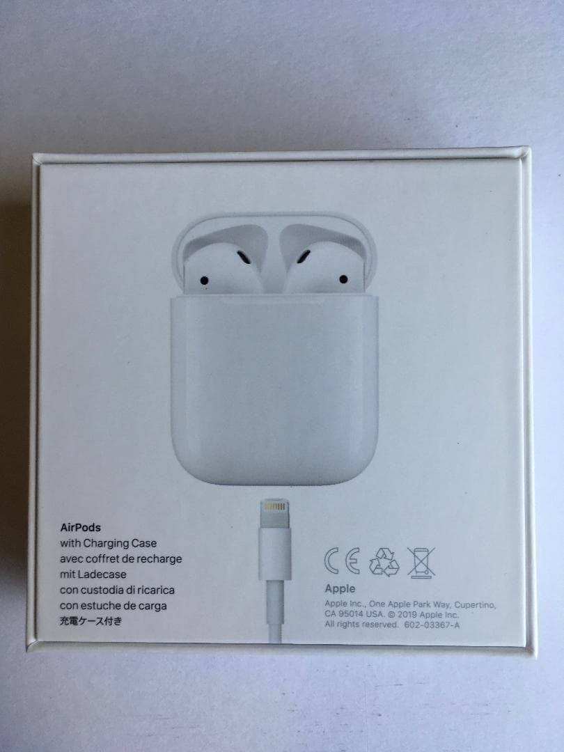 Apple AirPods（第2世代）充電ケース・ケーブル付き