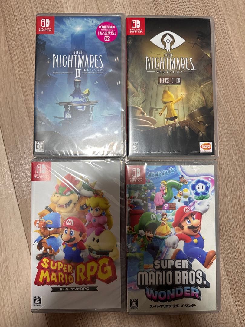 Nintendo Switchソフト4本セット【3本未開封！】