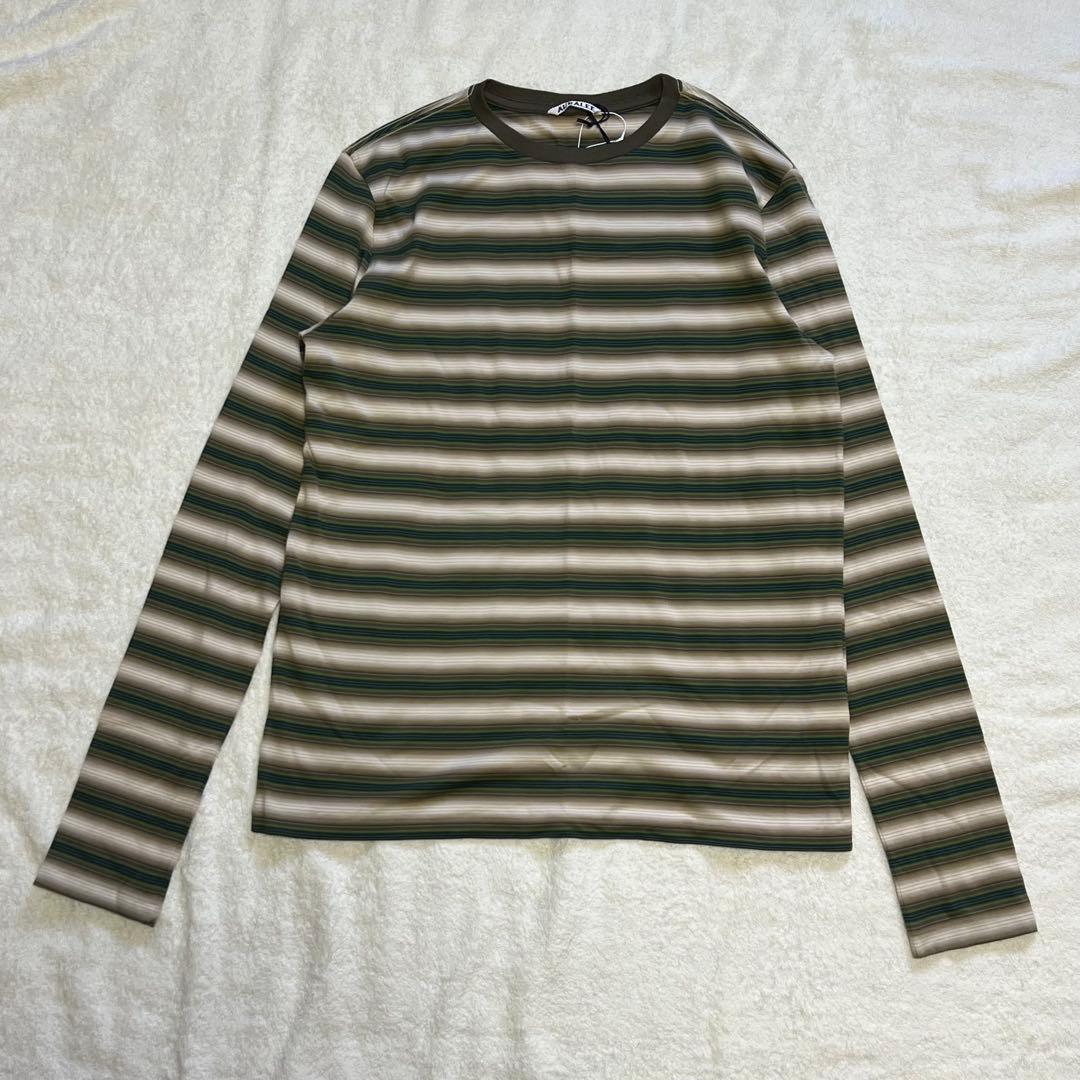 トップス GRADIENT STRIPE JERSEY L/S TEE
