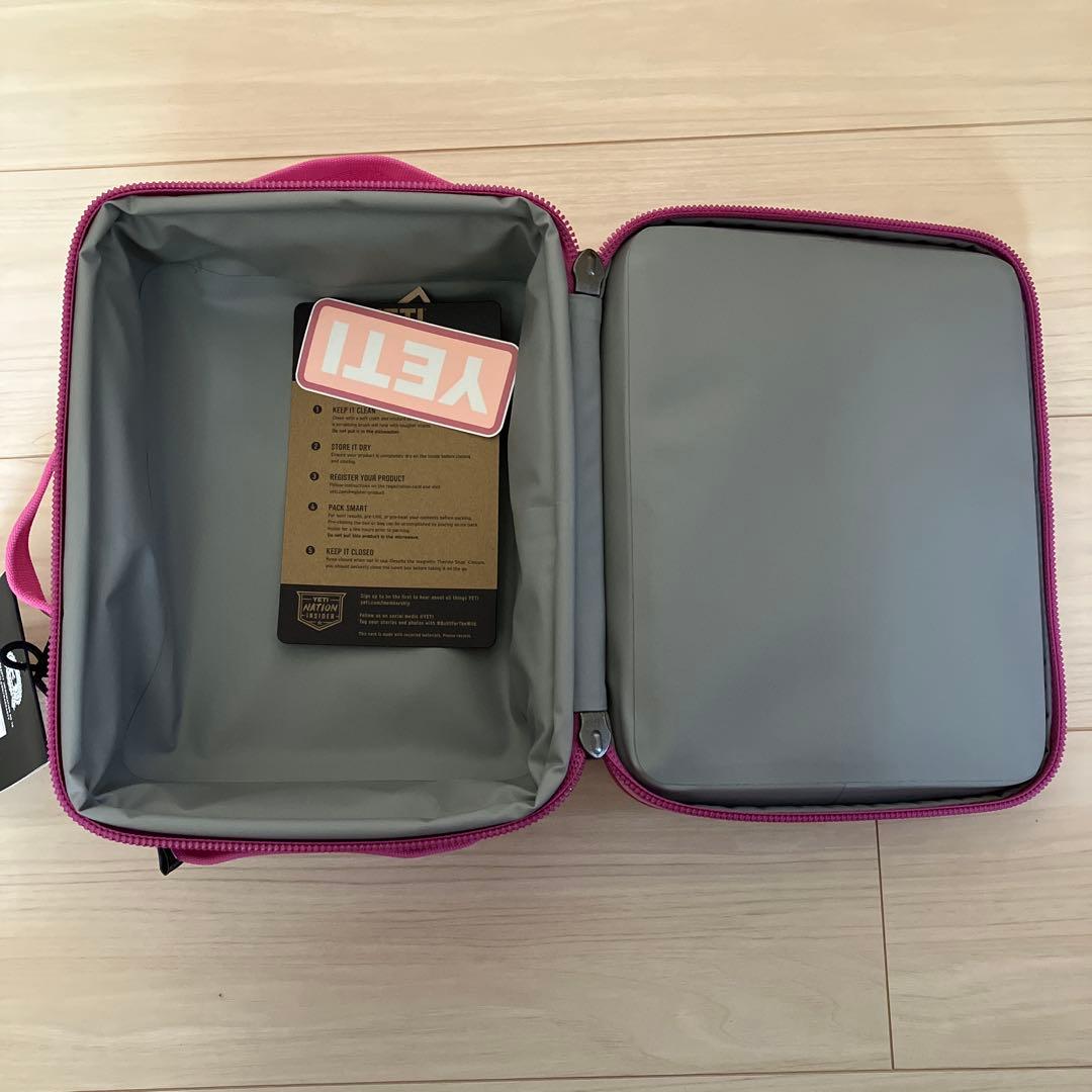 入手困難！！限定カラー　YETIランチバッグ(パワーピンク）