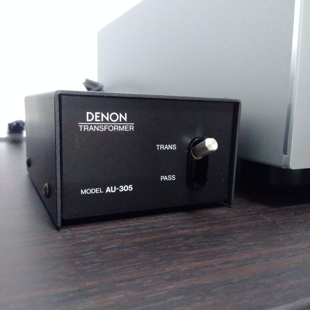 デノン MC(DL-103等)カートリッジ用 昇圧トランス AU-305 良品