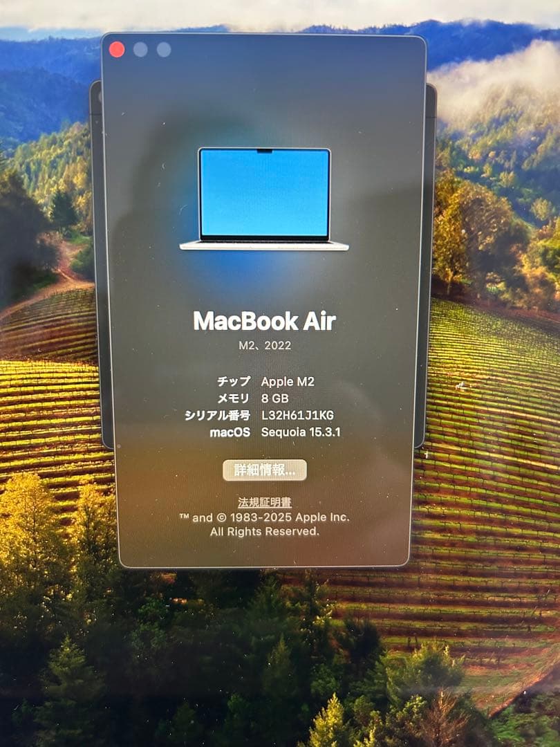 Apple MacBook Air M2 2022シルバー 日本語配列