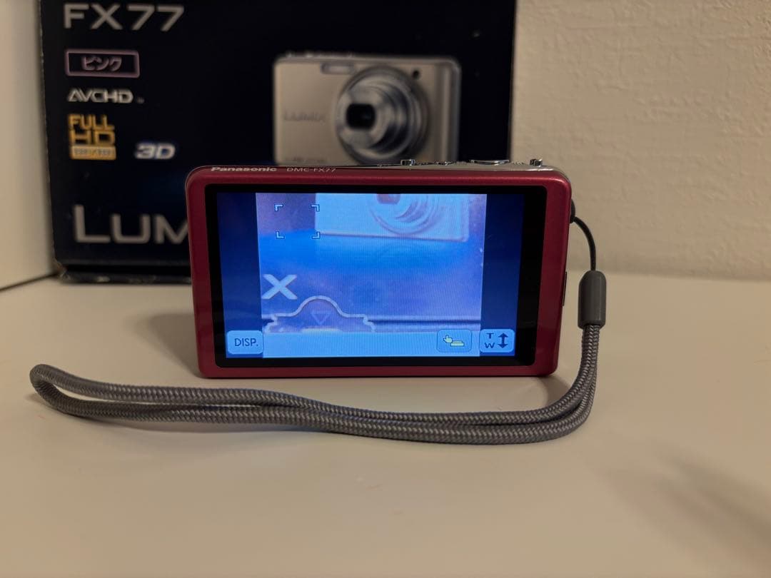 Panasonic LUMIX DMC-FX77 ピンク デジカメ 箱付