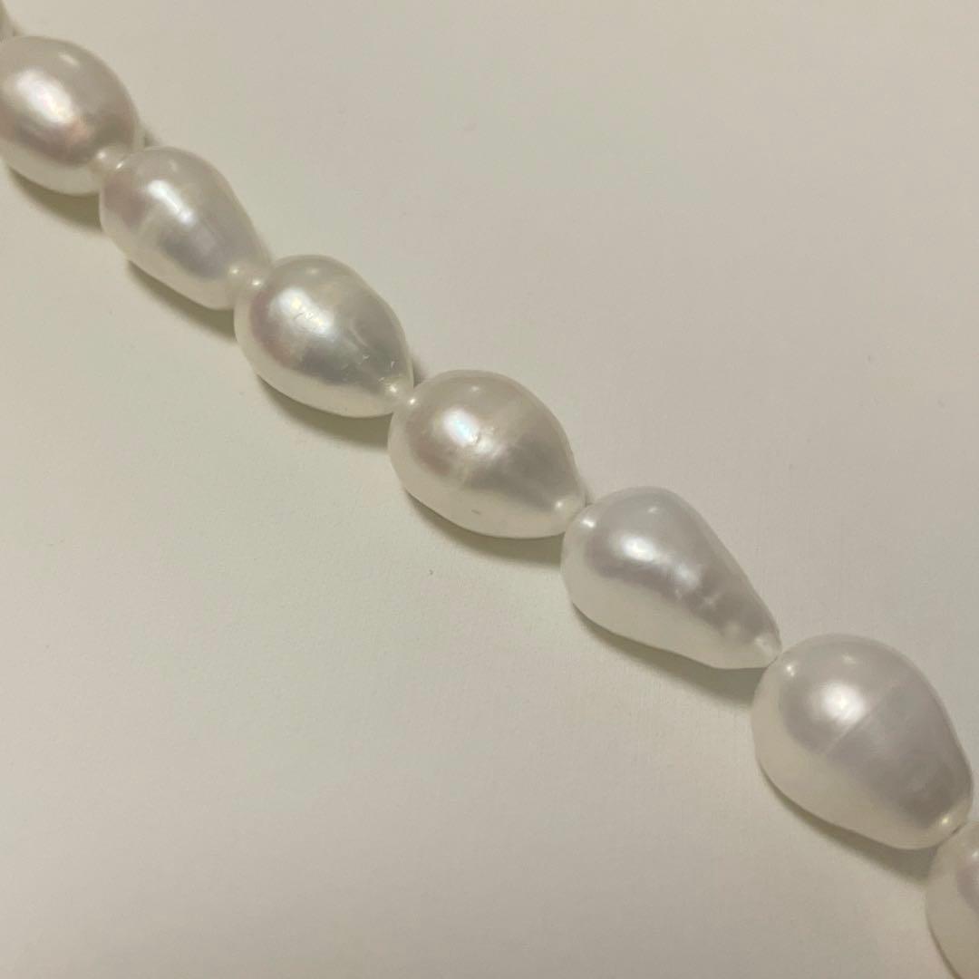 真珠　白蝶パール　ケシパール　ネックレス　南洋白蝶真珠　芥子真珠