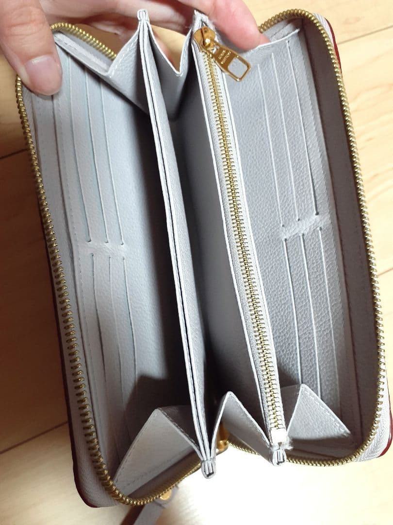 レア色♡ルイ・ヴィトン ♡レザー×モノグラム♡ジッピーウォレット♡